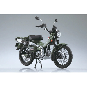 アオシマ 1/12Honda CT125 ハンターカブ パールオーガニックグリーン Aﾊﾞｲｸｶﾝｾｲﾊﾝﾀ-ｶﾌﾞPｸﾞﾘ-ﾝ-イメージ1