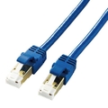 エレコム Cat7 LANケーブル 2m ブルーメタリック LD-TWSYT/BM2