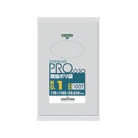 日本サニパック スタンダードポリ袋1号(0.03mm) FC077GB-4693442