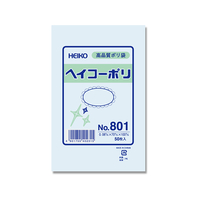 シモジマ ポリ袋 No.801 0.08×70×100mm 50枚 F054557-#006627100