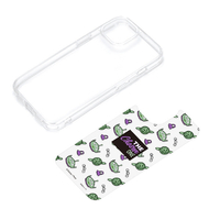 PGA iPhone 13 mini用抗菌ハイブリッドケース エイリアン PG-DPT21J04LGM