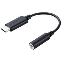 エレコム USB Type-C to 3．5mm 音声変換ケーブル ブラック MPAC35DBK