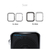 WEARPLANET Apple Watch 40mm用ラインストーンハードケース de luxe シルバー WP23225AWSV-イメージ13