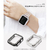 WEARPLANET Apple Watch 40mm用ラインストーンハードケース de luxe シルバー WP23225AWSV-イメージ6