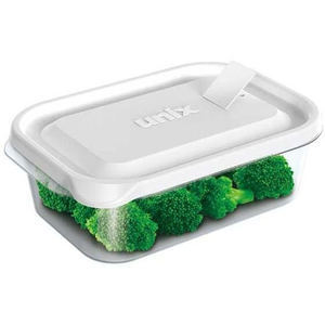 アスベル 保存容器 レンジ名人 エア弁付 長角 L 680mL 3個 FCF397N-イメージ2