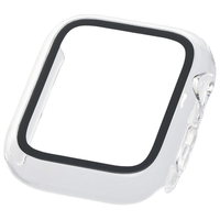 エレコム Apple Watch 40mm用フルカバーケース/プレミアムガラス/高透明 クリア AW-25EFCGCR
