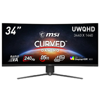 MSI 34型液晶ディスプレイ 黒 MPG-346CQRF-X24