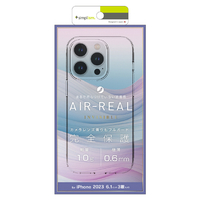 トリニティ iPhone 15 Pro用[AIR-REAL INVISIBLE] 超精密設計 極薄軽量ケース クリア TR-IP23M3-ARPSL-CL