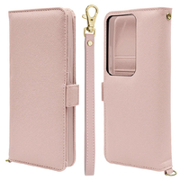 ラスタバナナ OPPO Reno11 A用ハンドストラップ付き手帳型ケース ライトピンク 7997OR11ABHSLPK