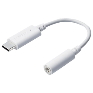 エレコム USB Type-C to 3．5mm 音声変換ケーブル ホワイト MPA-C35DWH-イメージ1