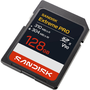 サンディスク SANDISK SD Extreme Pro V90 128GB SDSDXDE-128G-JNJIP-イメージ1