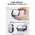 エレコム Apple Watch 40mm用フルカバーケース/プレミアムガラス/高透明/防水 ブラック AW-25EFCGEBK-イメージ5