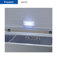 AQUA AQF-20CP(W) 【冷凍庫】200L チェストタイプフリーザー スノー