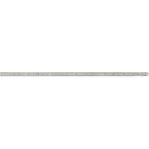 新潟精機 シルバースケール 快段目盛 1500mm FC687NJ-SV-1500KD-イメージ1