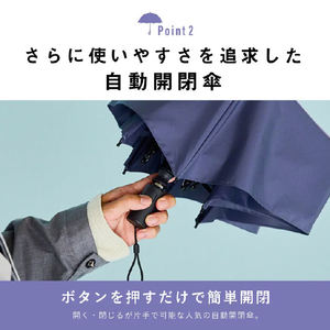 ウォーターフロント クイックシャット自動開閉折55cm ナイトネイビー U355-0811DN2-B3-イメージ6