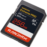 サンディスク SANDISK SD Extreme Pro V90 256GB SDSDXDE-256G-JNJIP