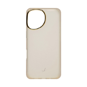 Hamee iPhone17用 耐衝撃ハードケース SALISTY クリアカラー グレージュ 669-182264-イメージ1