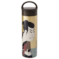 ReachWill魔法瓶 日本伝統文化ステンレスマグボトル(400ml) 歌舞伎絵柄 RWG-JP40EB