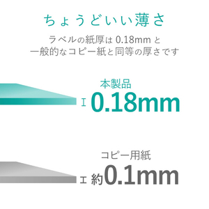 エレコム A4 インクジェット対応エコノミー光沢紙(薄手タイプ) 50枚入り ホワイト EJK-GUA450-イメージ5