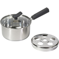 パール金属 chiiino ステンレス3層底ガラス蓋付片手鍋 φ16cm FC882NM-HB-6574