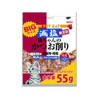 秋元水産 ペットイート 減塩猫かつお 大 55g FCE387V