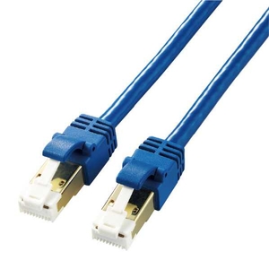 エレコム Cat7 LANケーブル 5m ブルーメタリック LD-TWSYT/BM5 エレコム Cat7 LANケーブル 5m ブルーメタリック LD-TWSYT/BM5