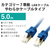 エレコム Cat7 LANケーブル 5m ブルーメタリック LD-TWSYT/BM5-イメージ3