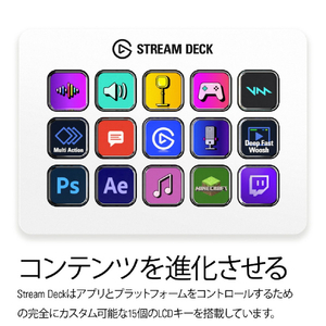 Elgato Elgato Stream Deck MK．2 White(日本語パッケージ) 10GBA9911-JP-イメージ3