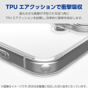 エレコム Galaxy A25 5G用ハイブリッドケース クリア PM-G253HVCKCR-イメージ3