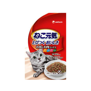 ユニ・チャーム ねこ元気 お魚とお肉ミックス まぐろ・白身魚・チキン・緑黄色野菜入り 2.0kg F825316-イメージ1