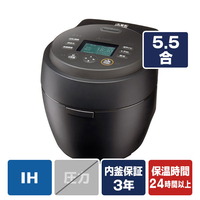 三菱 IH炊飯ジャー(5．5合炊き) 本炭釜 紬 炭漆黒 NJ-BW10H-B