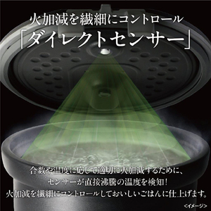 三菱 IH炊飯ジャー(5．5合炊き) 本炭釜 紬 炭漆黒 NJ-BW10H-B-イメージ15