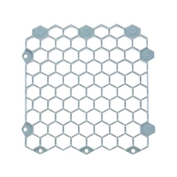 トラスコ中山 抗菌・防炎ジョイントスノコ 土足用 グレー FC574JG-2065390