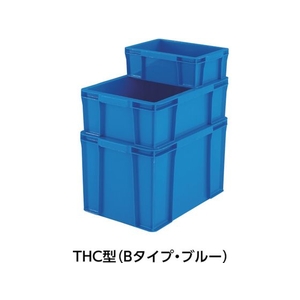 トラスコ中山 THC型コンテナ 有効内寸375×245×244 青 FC861GP-3001491-イメージ2