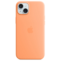 Apple MagSafe対応iPhone 15 Plusシリコーンケース オレンジソルベ MT173FE/A