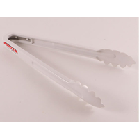 カンダ 抗菌入り PC万能トング 白 FC59678