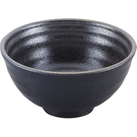 江部松商事 和食器コレクション 黒伊賀吹 丸碗 FC629LX-8181730