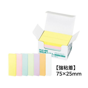 コクヨ 強粘着ふせん〈K2〉 75×25 7色ミックス パステル10冊 F028599-K2ﾒ-KP7525X10-イメージ3