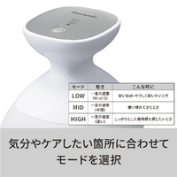 パナソニック EH-HE9J-S 頭皮エステ スパイラル シルバー調|エディオン