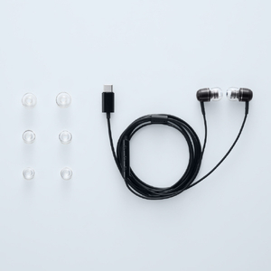 ラディウス ハイレゾ対応 Inner Earphones with USB-C ブラック HP-Q50CK-イメージ11