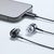 ラディウス ハイレゾ対応 Inner Earphones with USB-C ブラック HP-Q50CK-イメージ2