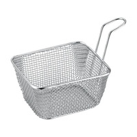 江部松商事 EBM/KM ミニ ステンレス 角型フライバスケット BSK137NM FC451LY-8491330