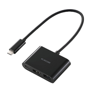 エレコム 3in1ドッキングステーション(5Gbps/4K60Hz) ブラック DST-030BPBK-イメージ2