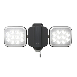 ムサシ 14W×2灯 フリーアーム式LEDセンサーライト RITEX LED-AC2028-イメージ2