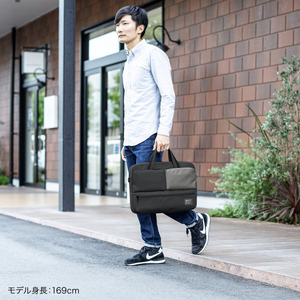 サンワサプライ カジュアルPCバッグ ブラック BAG-CA10BK-イメージ9