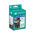 エコリカ ブラザー用リサイクルインクカートリッジ2個パック LC211BK-2PK FCM1500-ECI-BR211B-2P