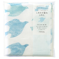 藤栄 ハッピーモチーフ しあわせ重ねふきん 青い鳥 KF001ｶﾔﾌｷﾝｱｵｲﾄﾘ