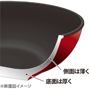 ウルシヤマ金属工業 いため鍋 26cm ソーヴィ ｿ-ｳﾞｲｲﾀﾒﾅﾍﾞ26CM-イメージ4