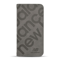 エム・ディー・シー iPhone 16用new balance [手帳ケース/スタンプロゴスエード] グレー MD-75535-4