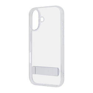 レイアウト iPhone 16用Like standard スタンド付き 衝撃吸収 バンパー ハイブリッドケース クリア RT-P46STA1/CM-イメージ1